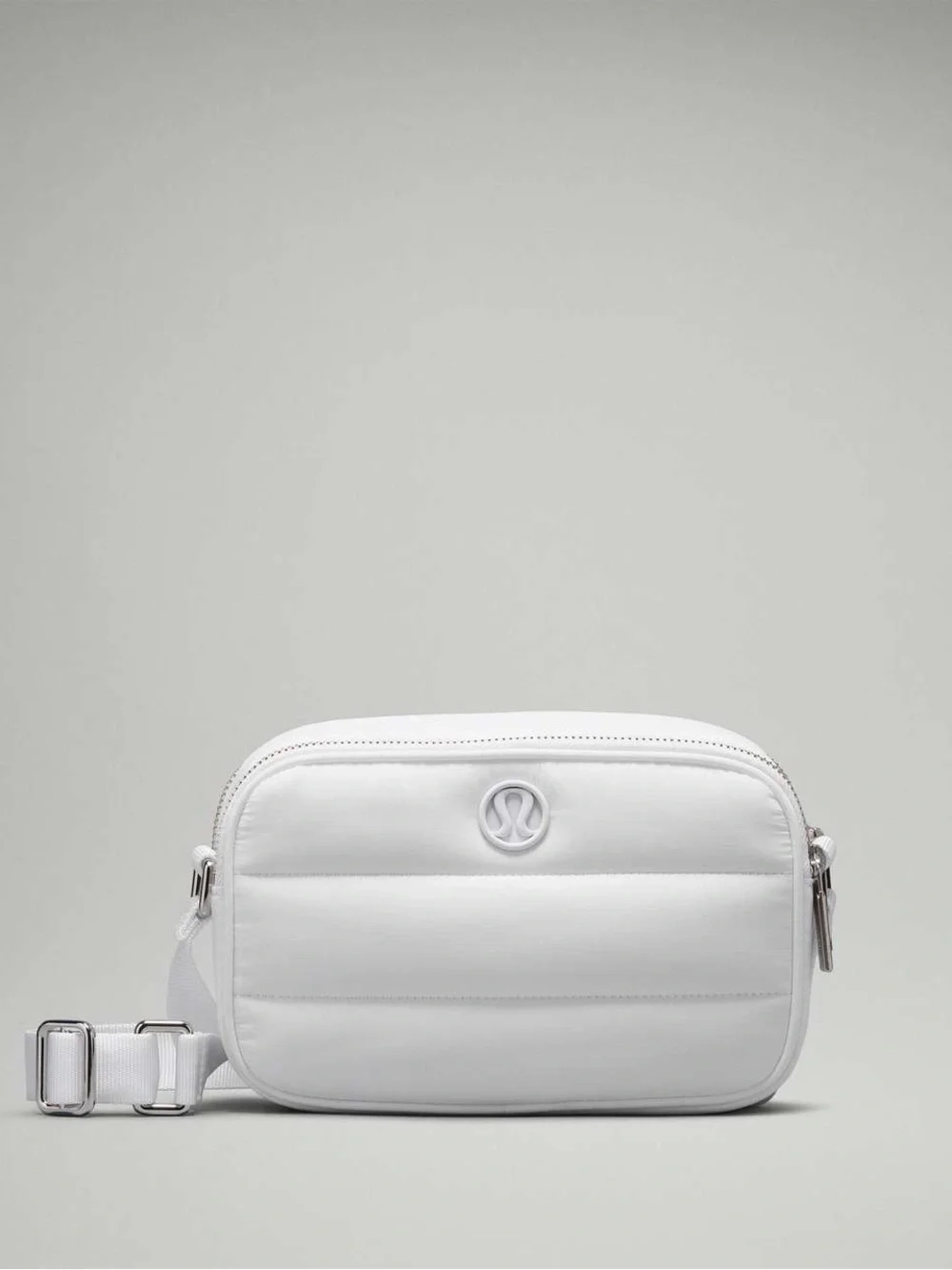 lululemon athletica White Quilted Camera Crossbody